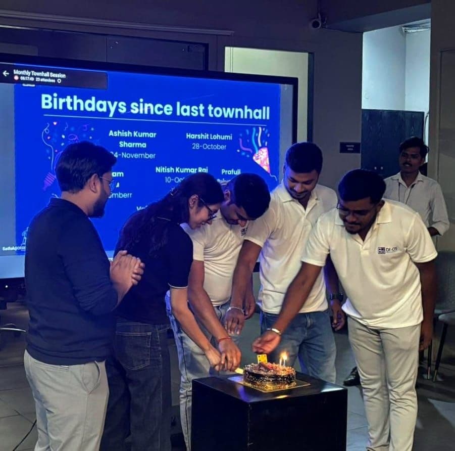 Df-OS Team monthly townhall birthday celebration